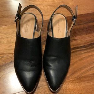 Madewell Jess Sljngback Mule, Black sz 9